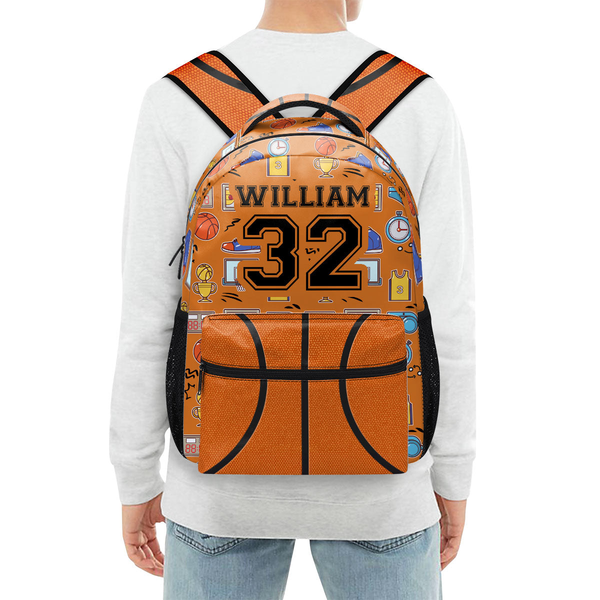 Faith-Inspired - Personalized Soccer Backpack for Kids