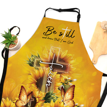 Be Still And Know That I Am God - Apron - Christian Kitchenware