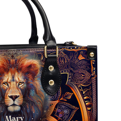 If God Is For Me - Personalized Leather Handbag - Christian Gift for Women GMJSLB200017