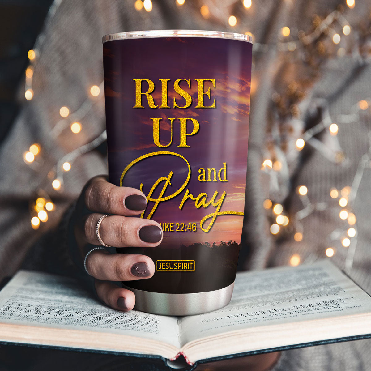 Rise Up And Pray - Personalized Stainless Steel Tumbler