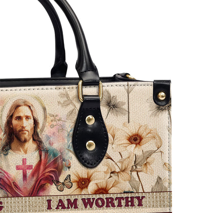 I Am Enough - Personalized Leather Handbag - Gift for Women GMJSLB200013