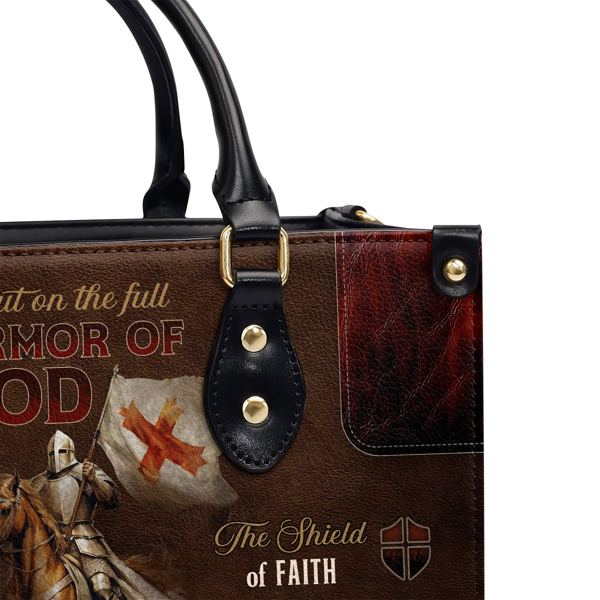 Faithful Christian - Personalized Leather Handbag GMJSLB200023