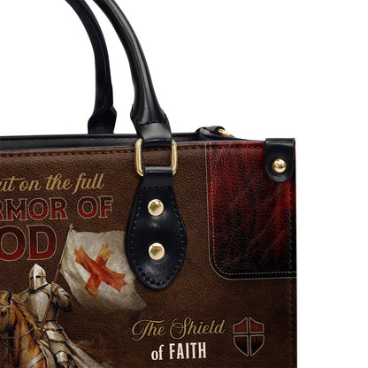 Faithful Christian - Personalized Leather Handbag GMJSLB200023