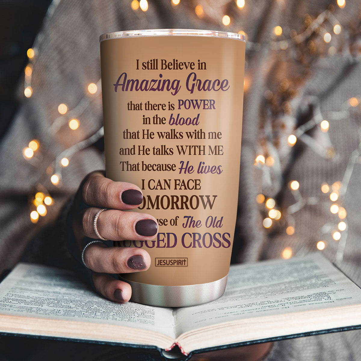 Faith-Inspired Gift for Mom - Personalized Stainless Steel Tumbler
