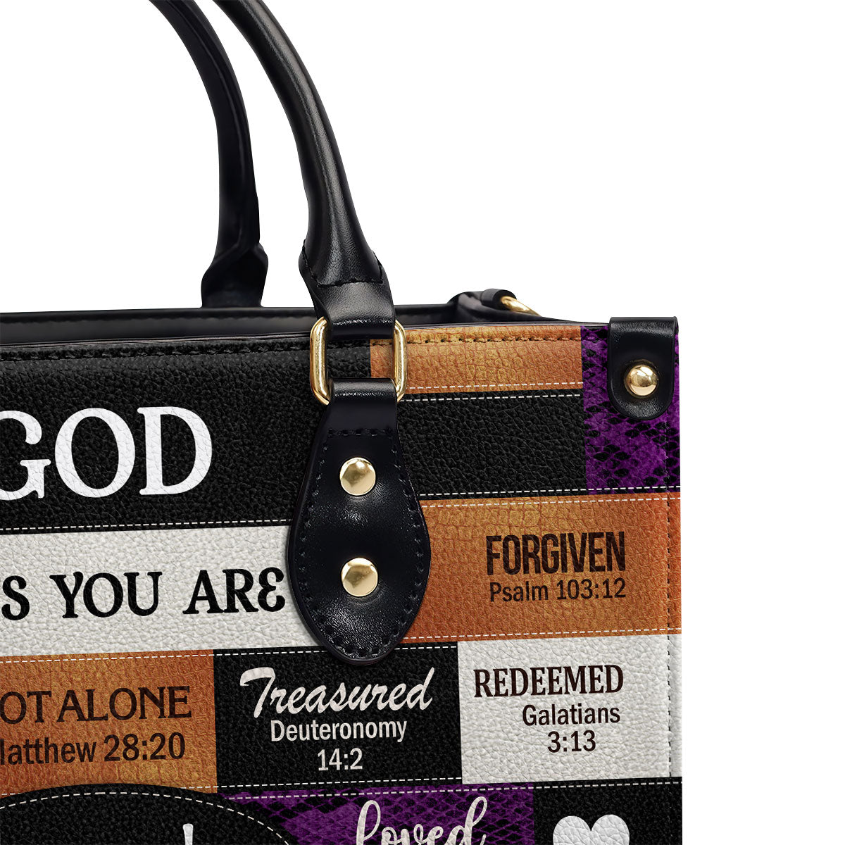 God Says I Am - Personalized Leather Handbag - Gift For Her GMJSLB200025