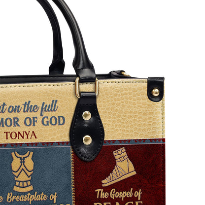The Belt Of Truth - Personalized Leather Handbag GMJSLB200088