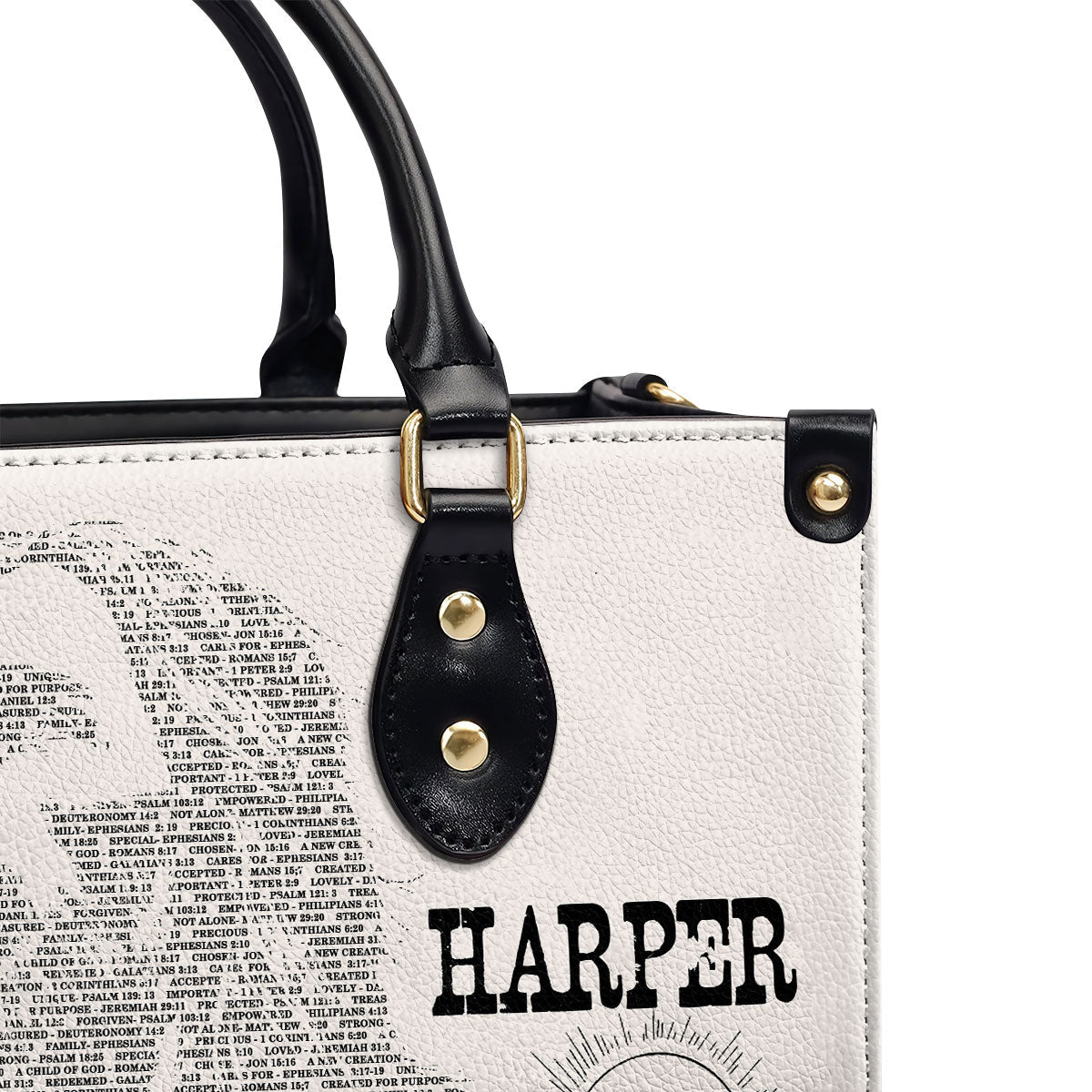 God Says I Am - Personalized Leather Handbag - Gift for Wife GMJSLB200102