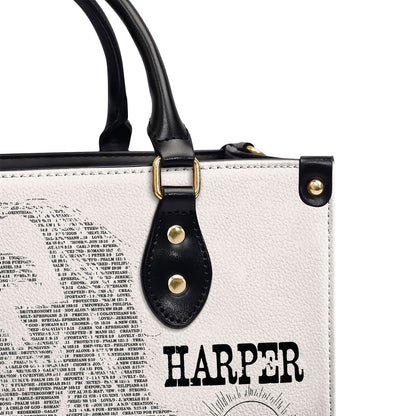 God Says I Am - Personalized Leather Handbag - Gift for Wife GMJSLB200102