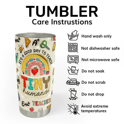 It's A Good Day To Teach - Personalized Stainless Steel Tumbler