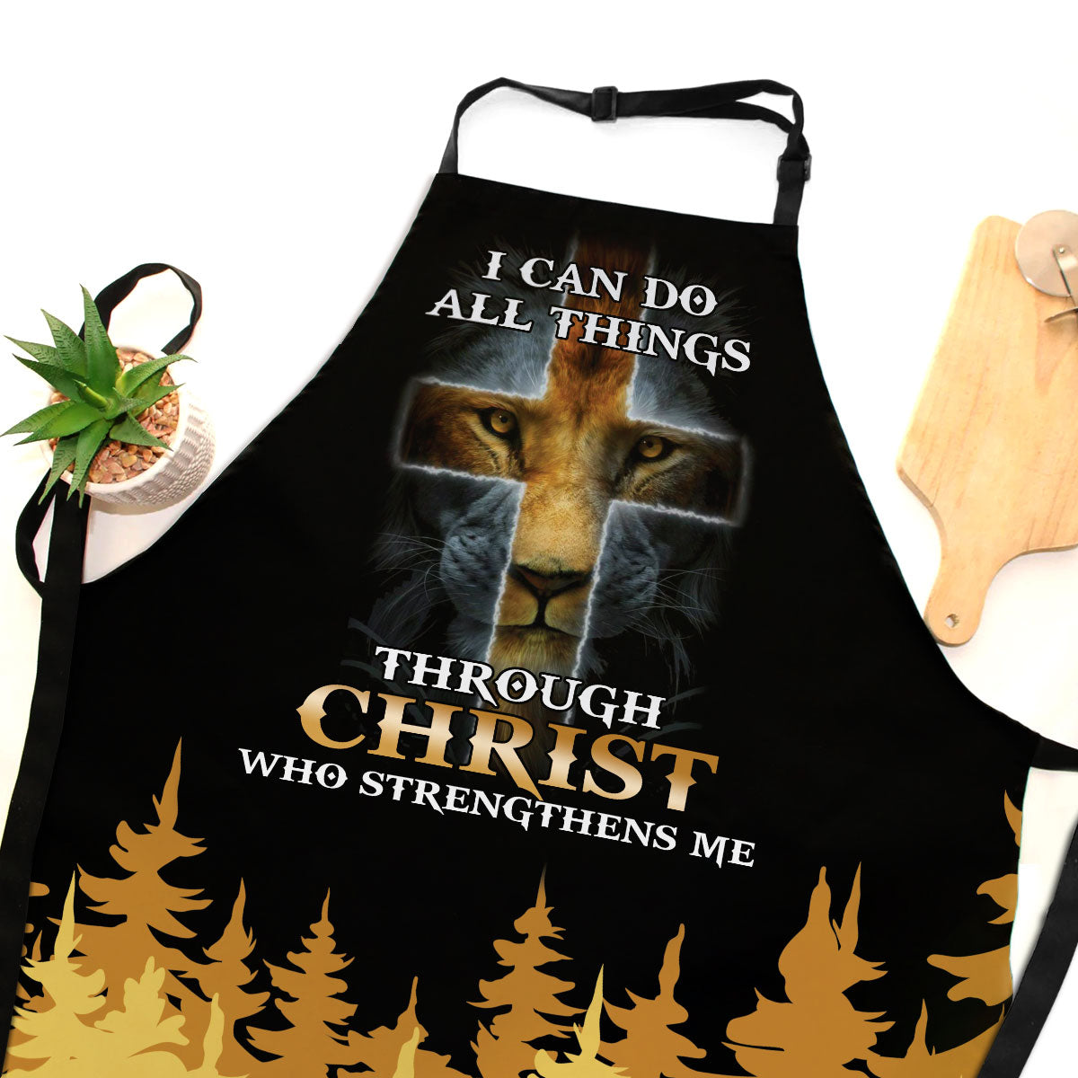 I Can Do All Things - Personalized Apron for Women