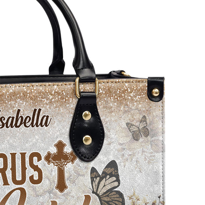 Trust In The Lord - Personalized Leather Handbag GMJSLB200021