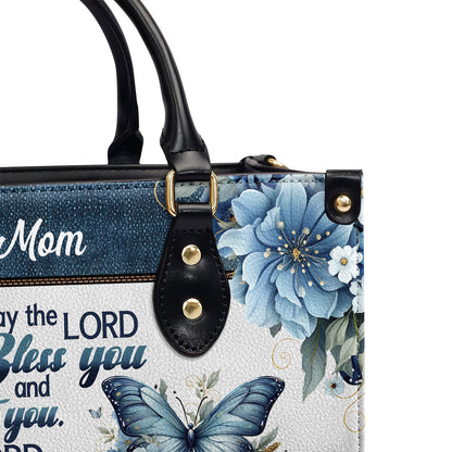 May The Lord Bless You - Personalized Leather Handbag GMJSLB200003