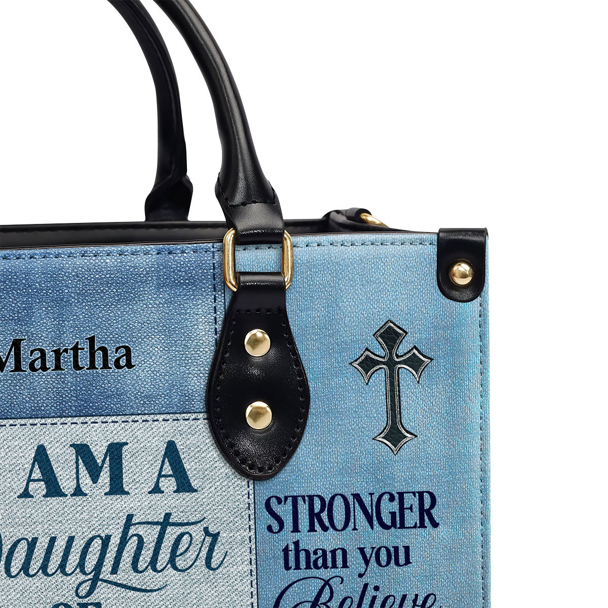 Daughter Of God - Leather Handbag - Personalized Gift for Daughter GMJSLB200016