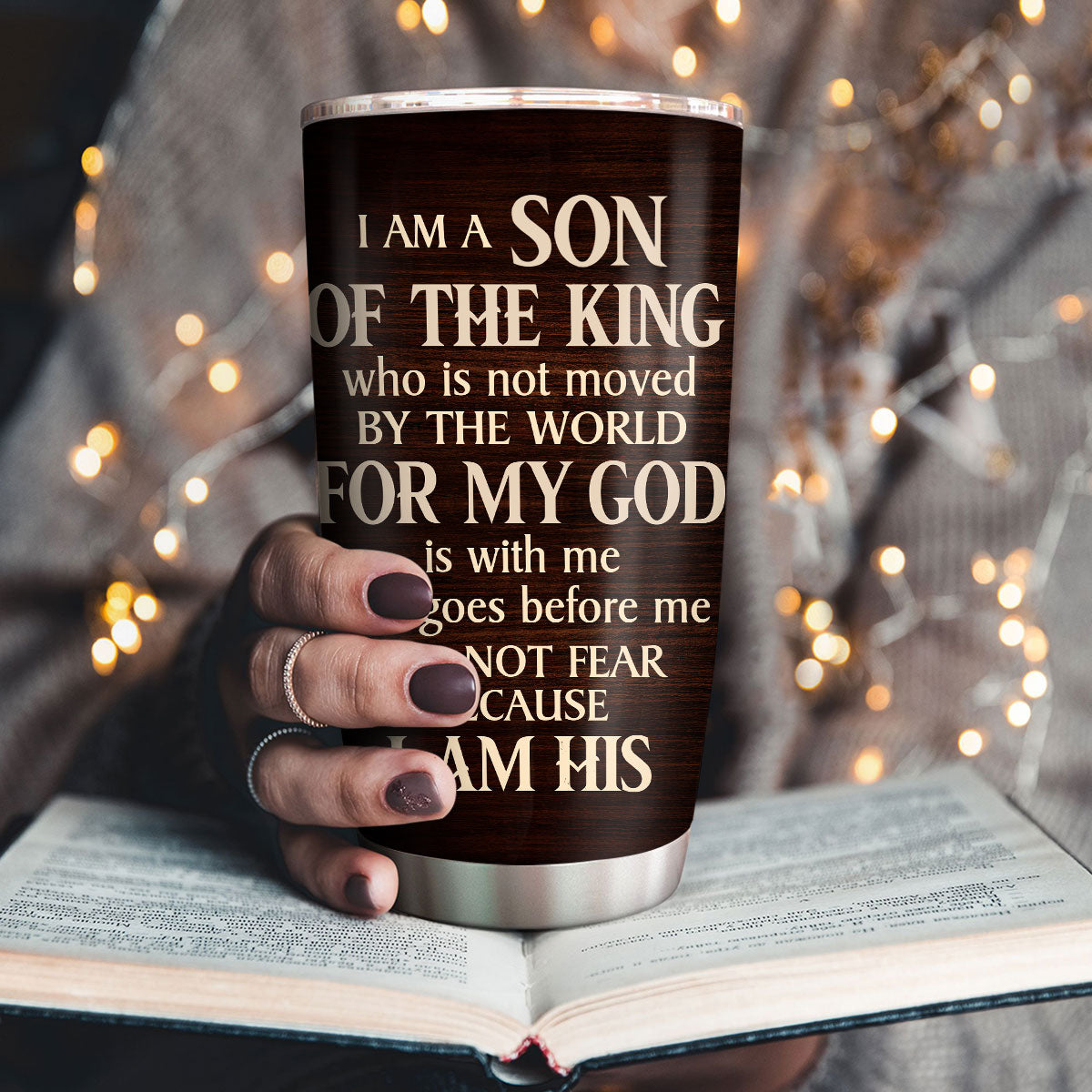 Faith Quote - Personalized Stainless Steel Tumbler