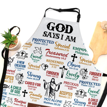 What God Says About You - Personalized Kitchen Apron