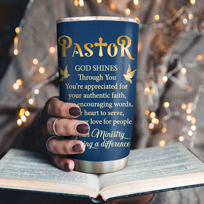 Grace And Peace - Christian Faith Tumbler - Personalized Stainless Steel