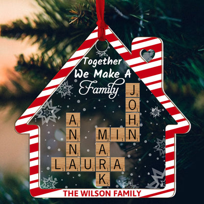 Together We Make A Family - Personalized Ornament GOJS10141