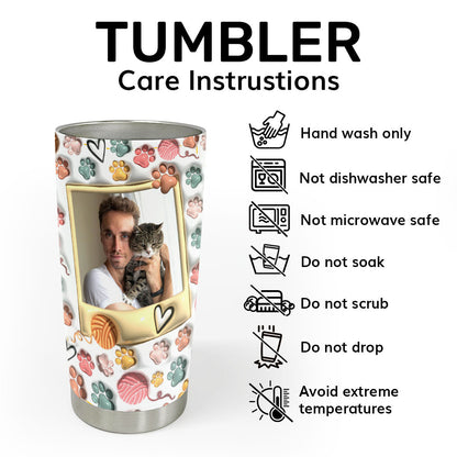 Best Cat Dad Ever - Personalized Stainless Steel Tumbler