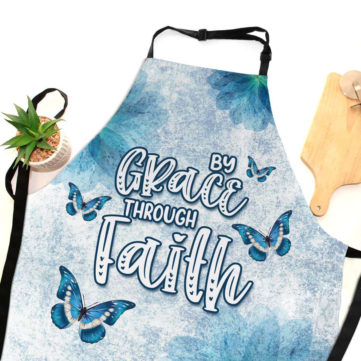 By Grace Through Faith - Christian Gift Apron