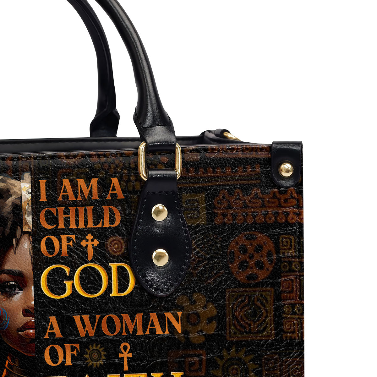 I Am A Child Of God - Personalized Leather Handbag - Gift for Women GMJSLB200026