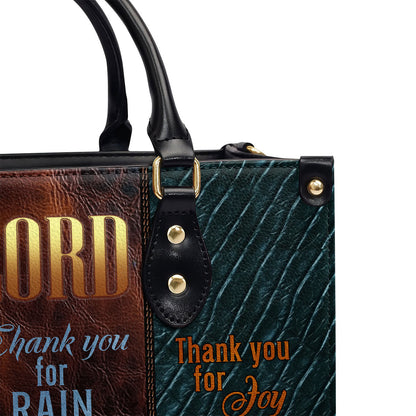 It's A Beautiful Day - Personalized Leather Handbag GMJSLB200024