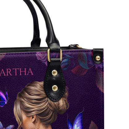 Fearfully and Wonderfully Made - Personalized Leather Handbag GMJSLB200024