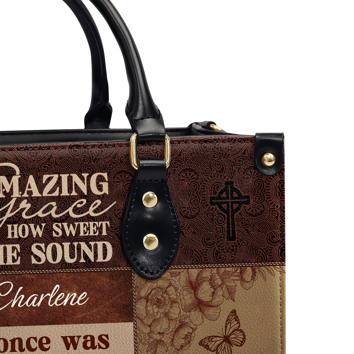 Faith-Inspired - Personalized Leather Handbag GMJSLB200026