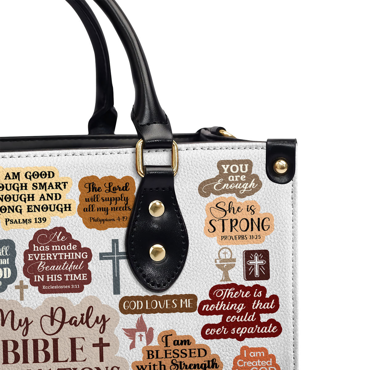 Faith-Inspired - Personalized Leather Handbag for Women GMJSLB200027