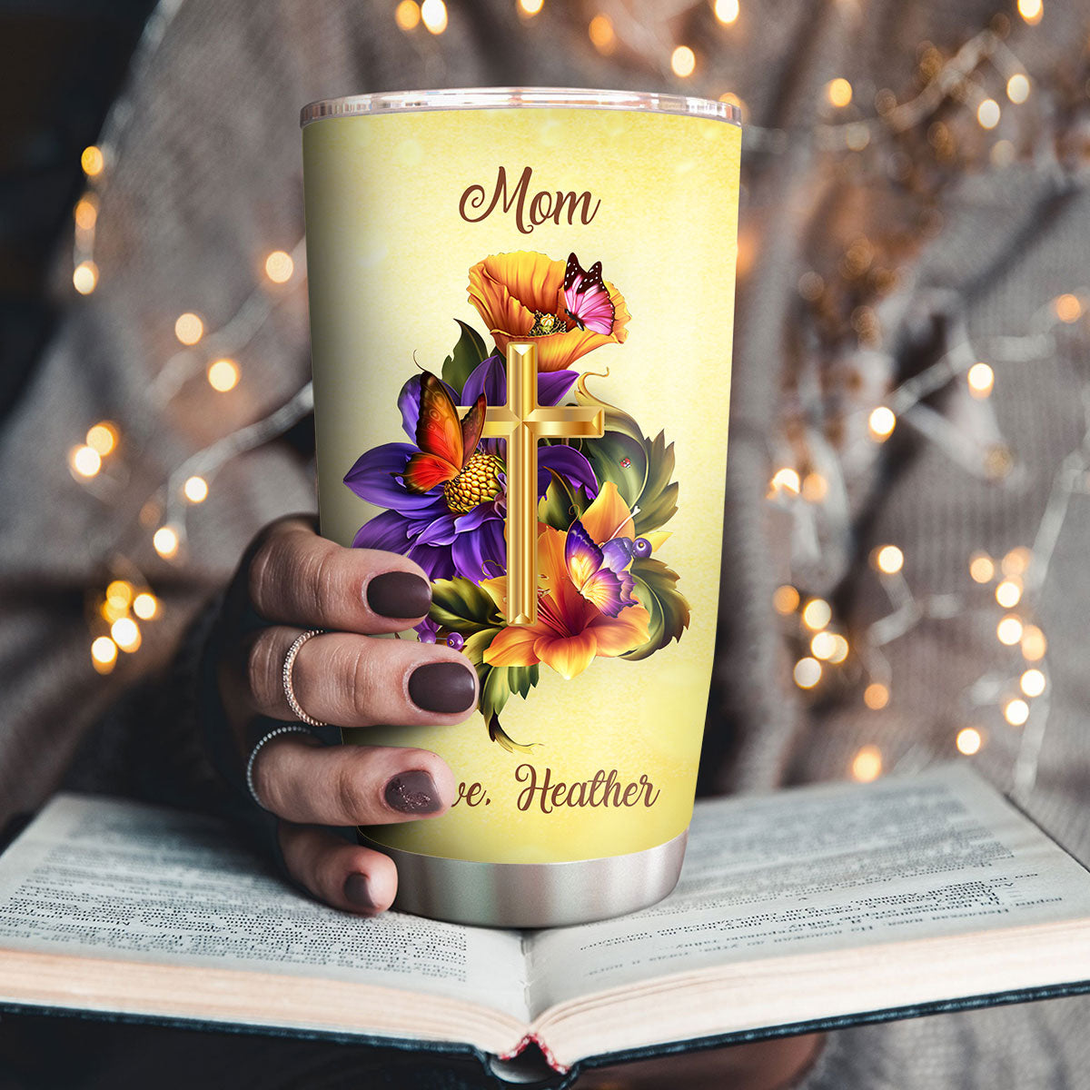 Found His Grace - Inspirational Stainless Steel Tumbler