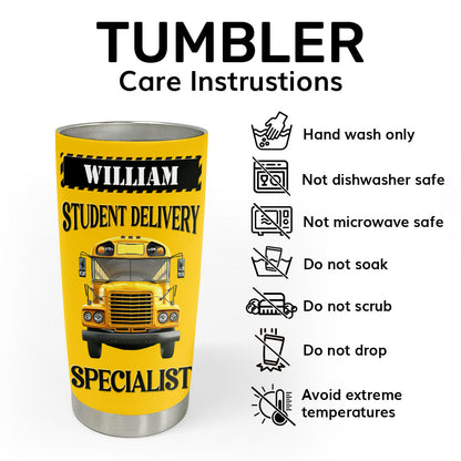 Thank You Bus Driver - Personalized Tumbler
