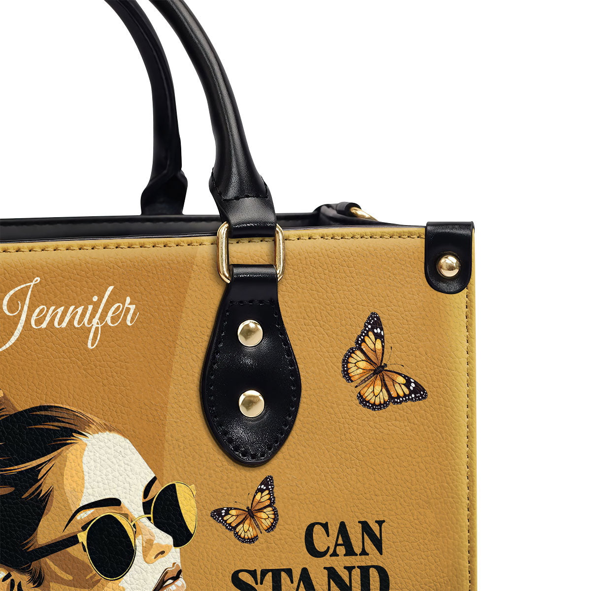 She Who Kneels - Personalized Leather Handbag GMJSLB200012