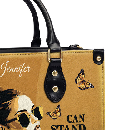 She Who Kneels - Personalized Leather Handbag GMJSLB200012