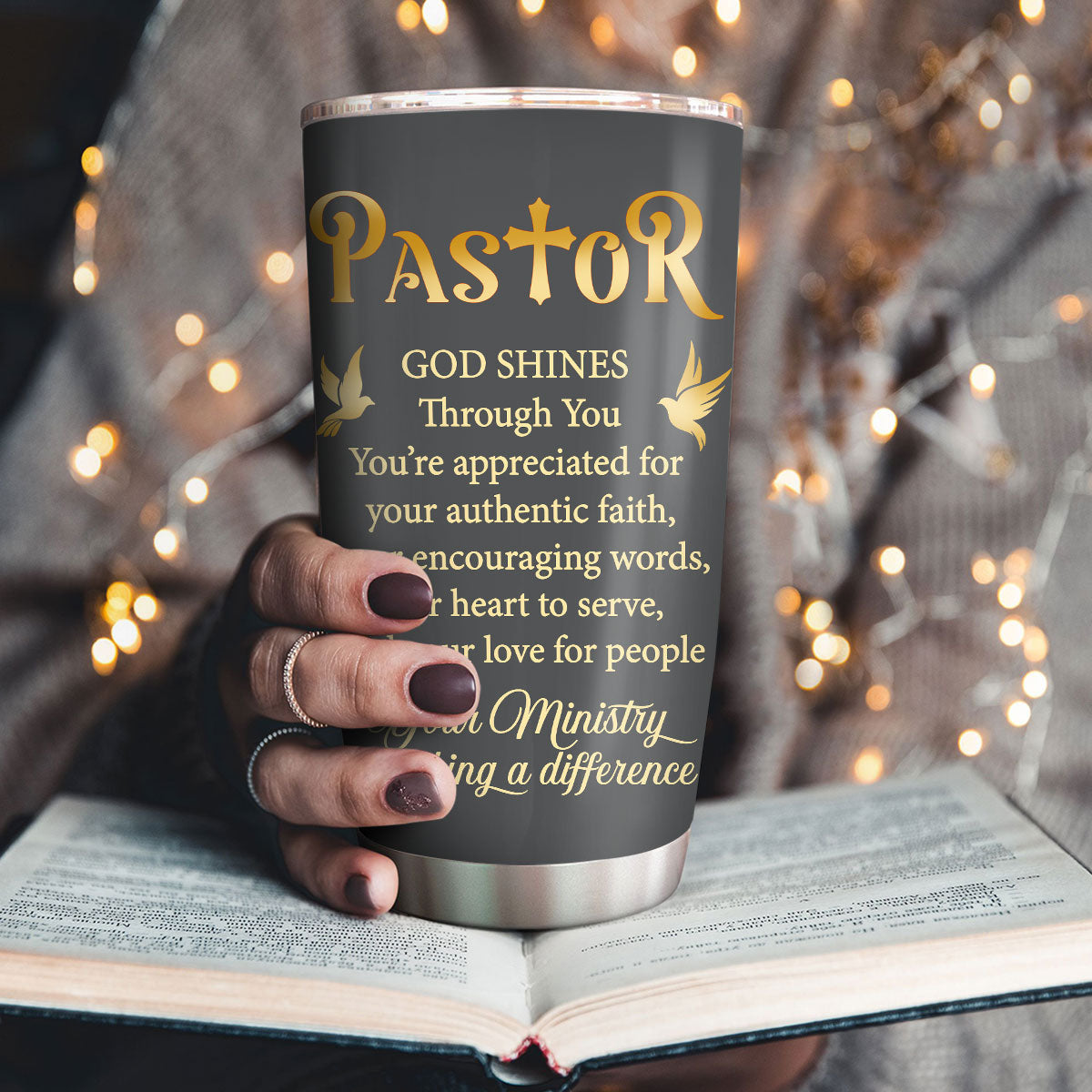 Grace And Peace - Personalized Stainless Steel Tumbler