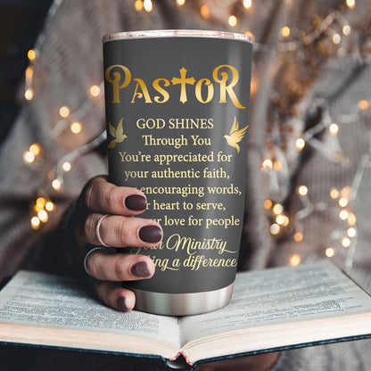 Grace And Peace - Personalized Stainless Steel Tumbler