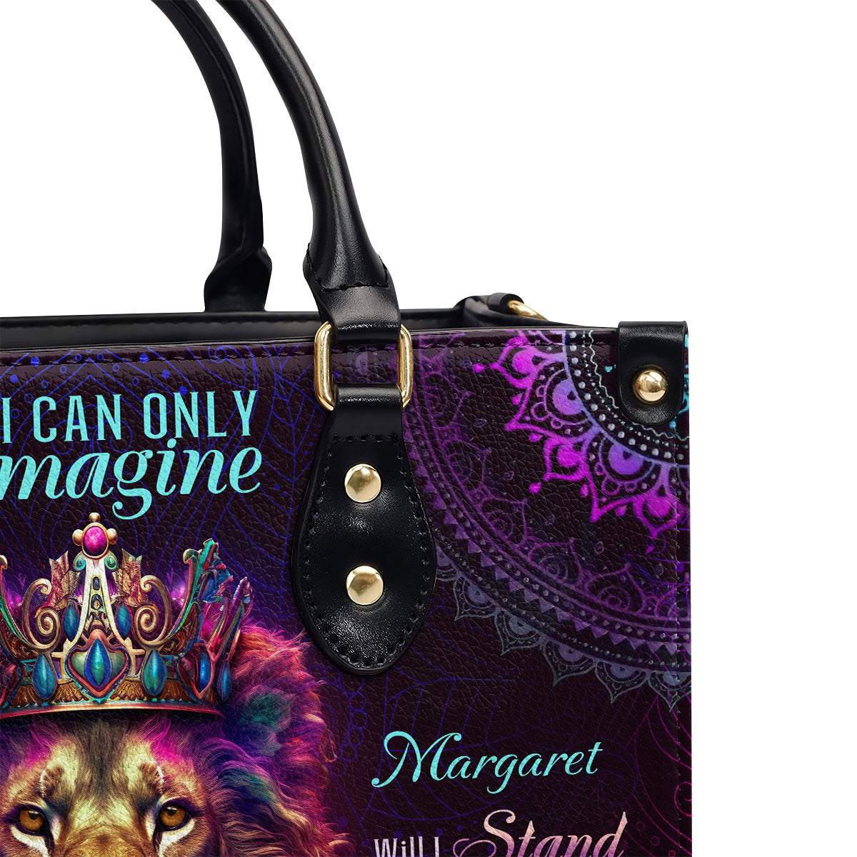 Inspirational Quote - Personalized Leather Handbag GMJSLB200024