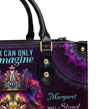 Inspirational Quote - Personalized Leather Handbag GMJSLB200024