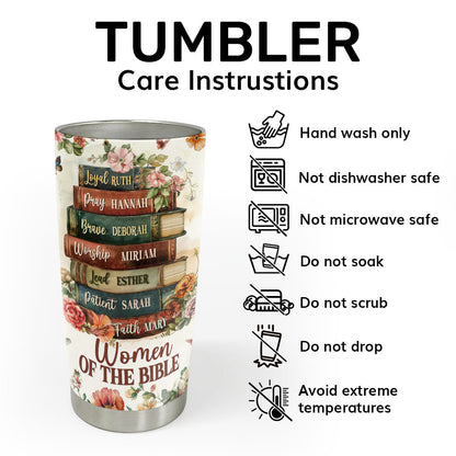 Women Of The Bible - Personalized Stainless Steel Tumbler