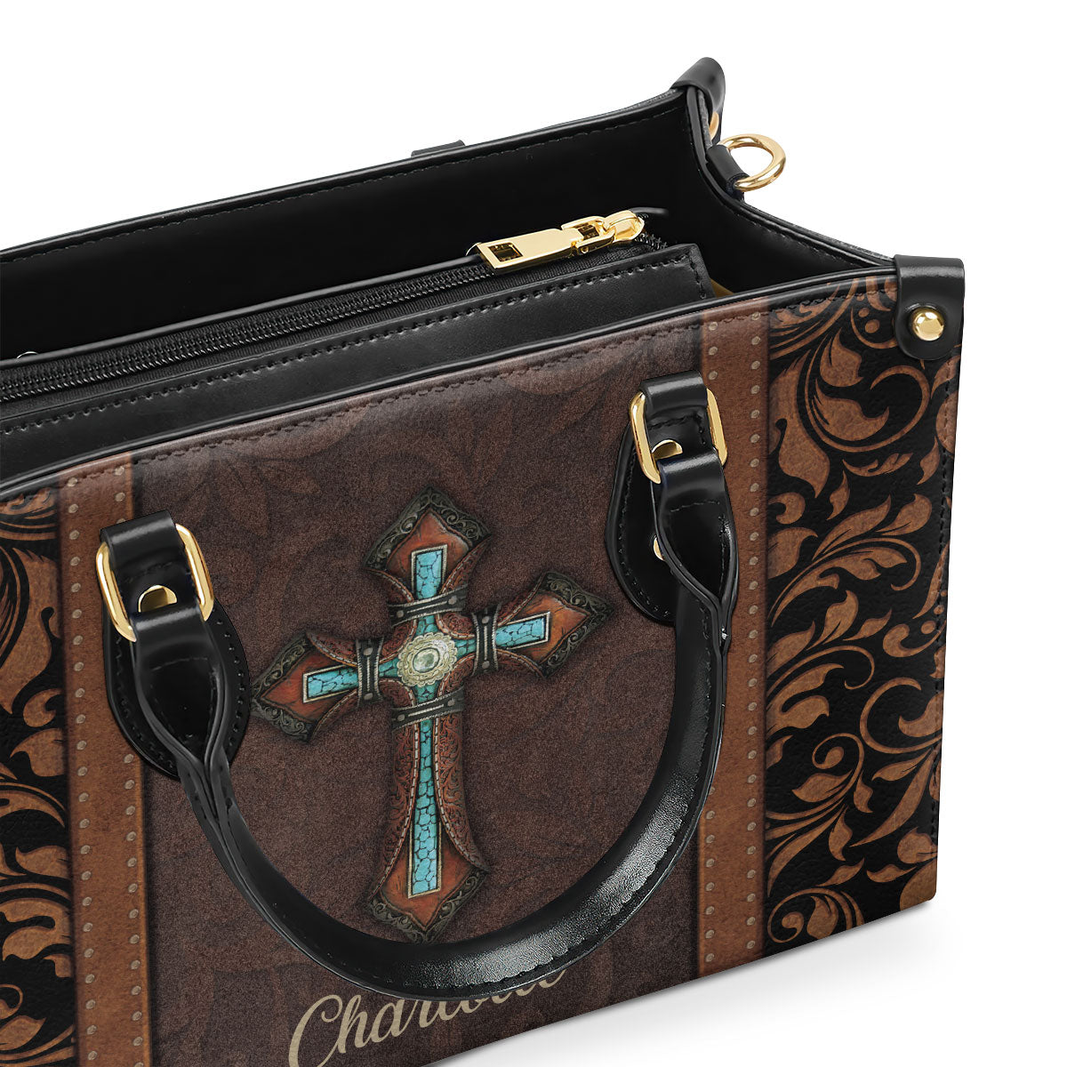 Faith-Inspired - Personalized Leather Handbag GMJSLB200108