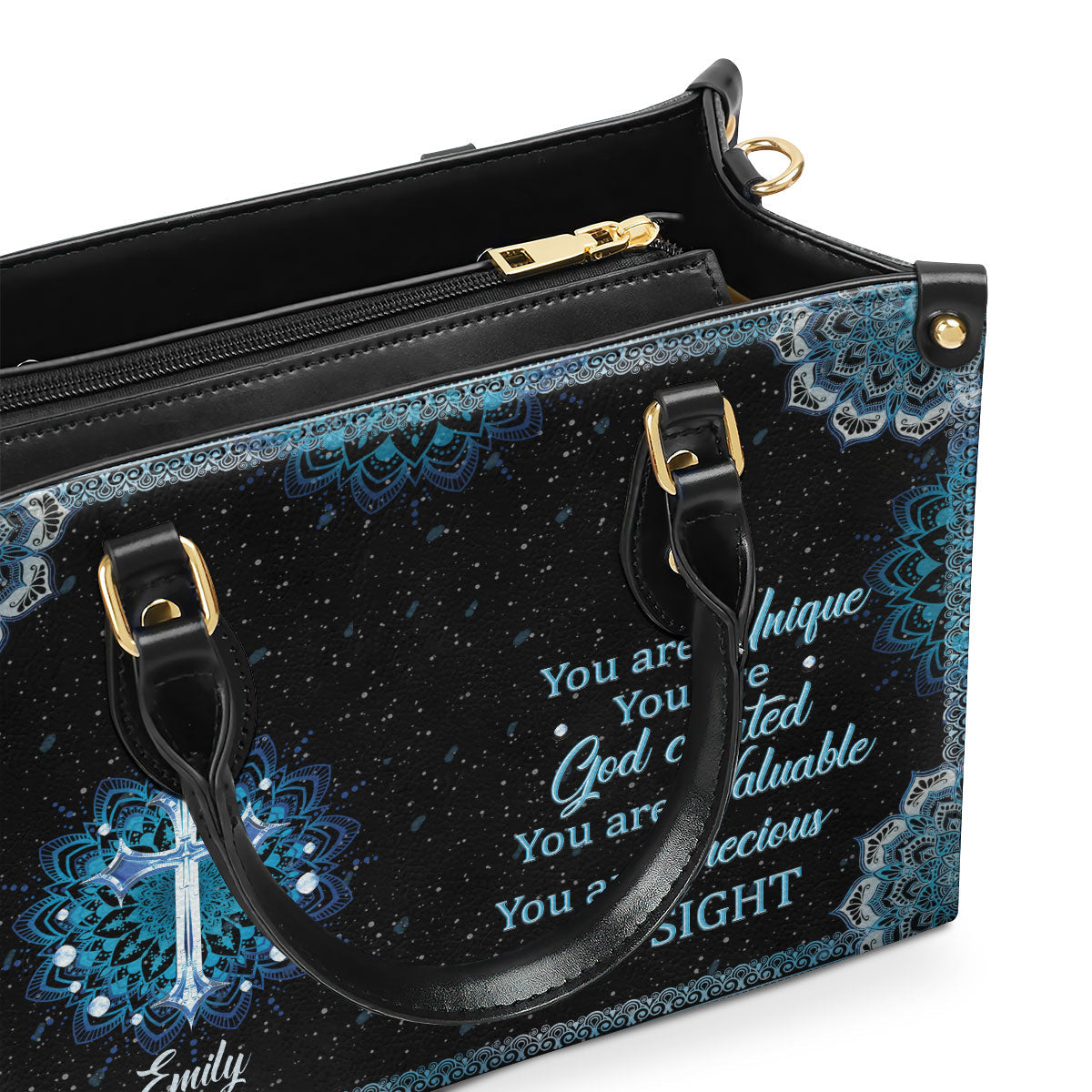 You Are Precious In His Sight - Personalized Leather Handbag GMJSLB200099