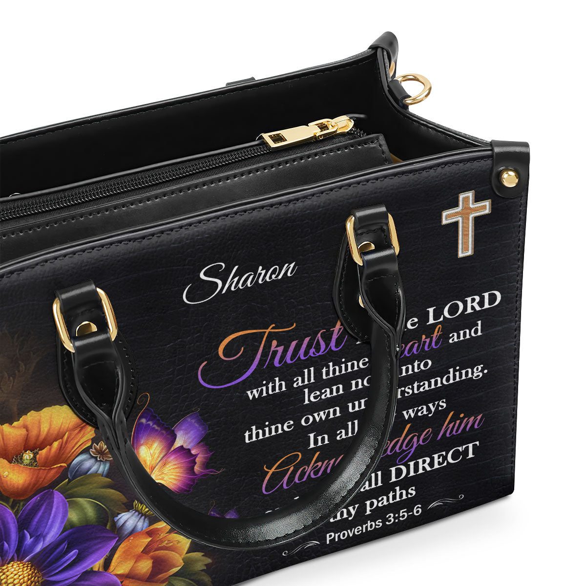 Trust in the Lord - Personalized Leather Handbag GMJSLB200099