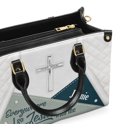 Faith-Inspired Leather Handbag - Personalized Christian Gift for Women GMJSLB200082