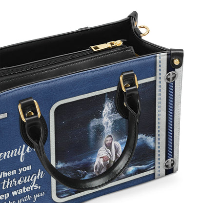 Faith-Based Quote - Personalized Leather Handbag GMJSLB200103