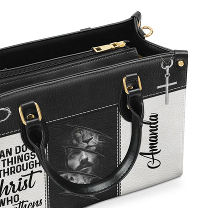 Faith-Inspired - Personalized Leather Handbag for Women GMJSLB200108