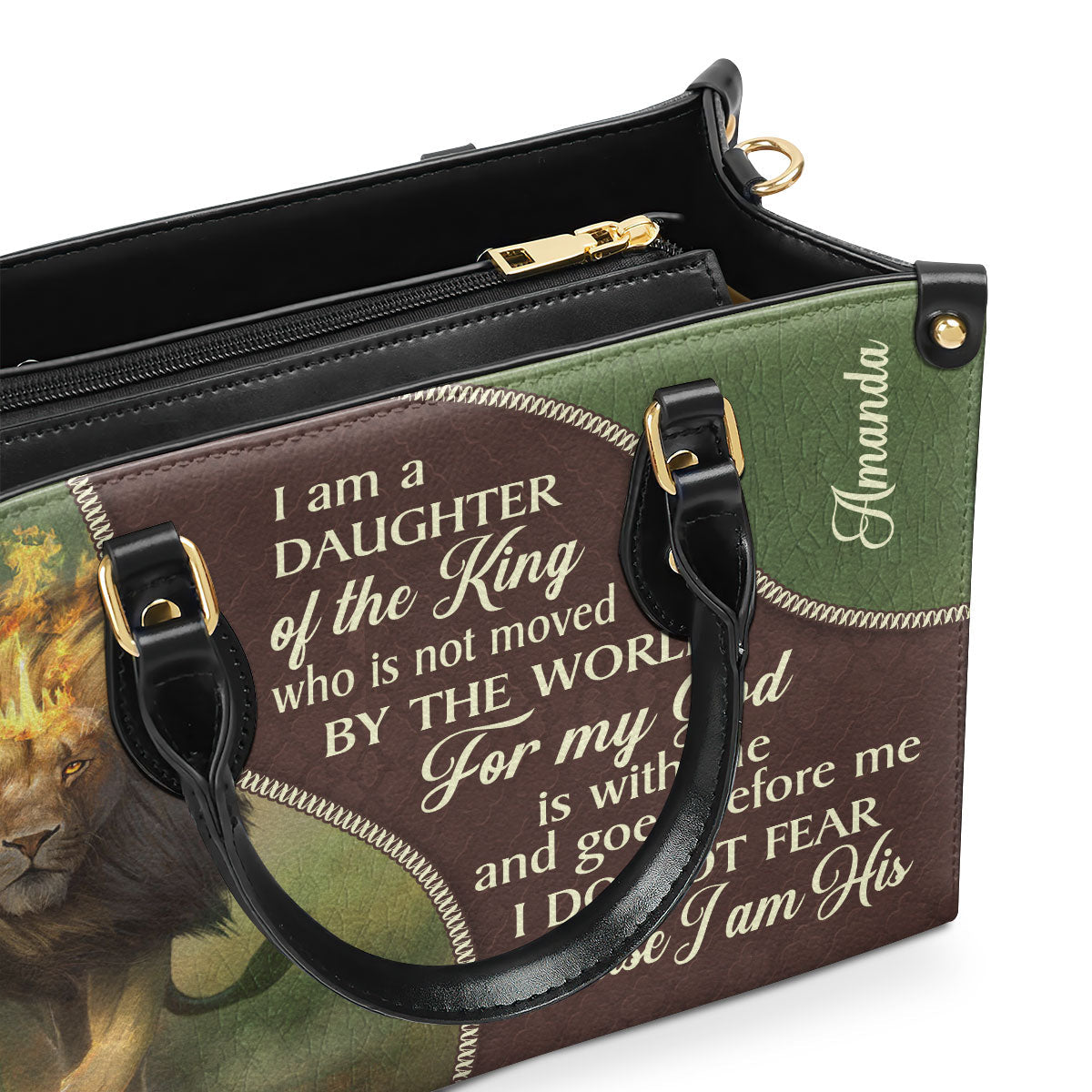 Faith-Based Gift for Daughter - Personalized Leather Handbag GMJSLB200096