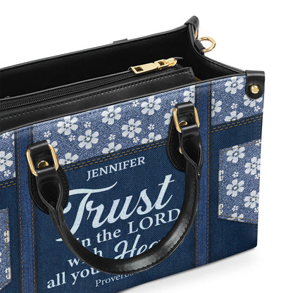 Trust in the Lord - Personalized Leather Handbag GMJSLB200098