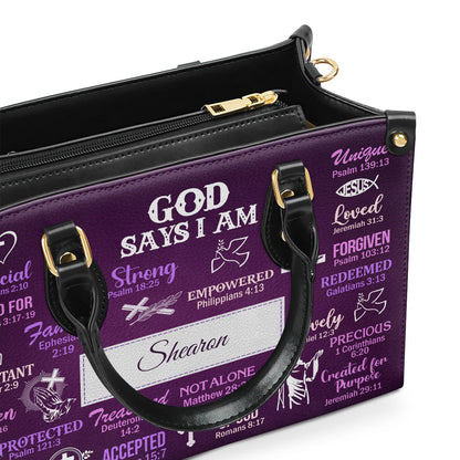 Inspirational Quote - Personalized Leather Bible Cover GMJSLB200002