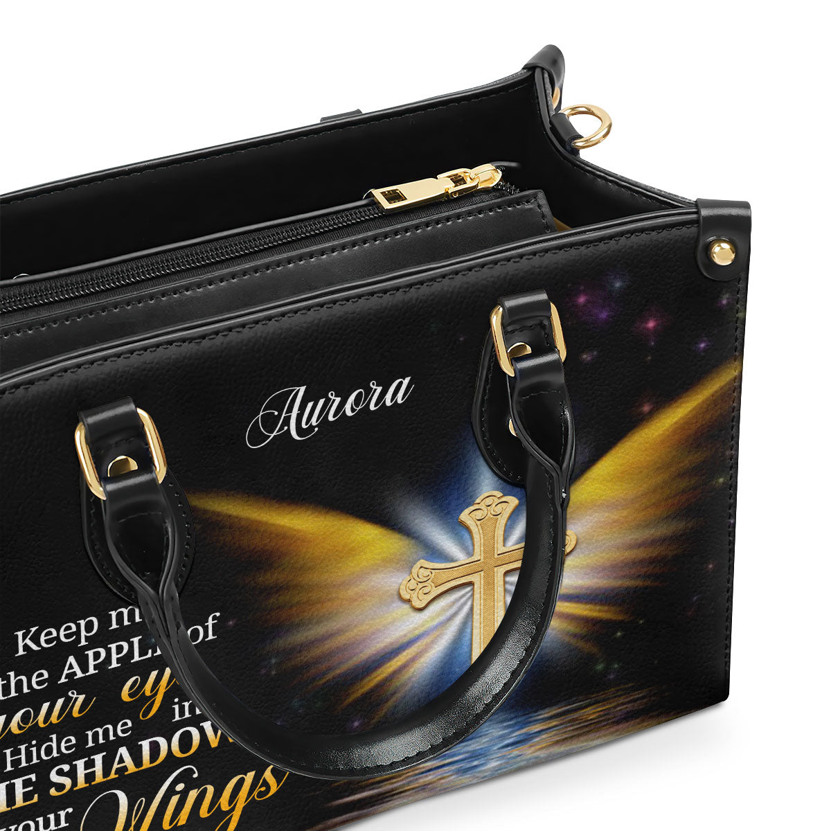 Faith-Inspired Leather Handbag - Personalized Gift for Her GMJSLB200072