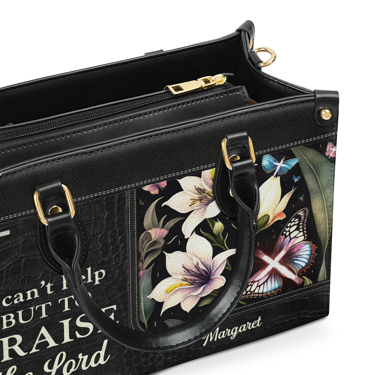 Christian Faith - Personalized Leather Handbag GMJSLB200044