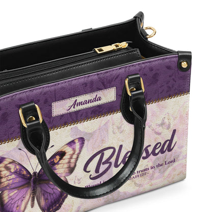 Trust in the Lord - Personalized Leather Handbag GMJSLB200054