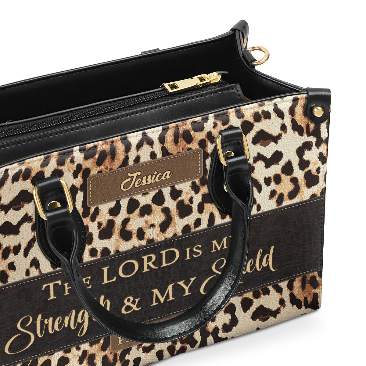 Faith Quote - Personalized Leather Handbag - Gift for Women GMJSLB200046